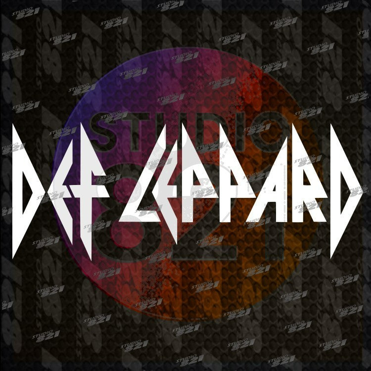 Def Leppard band Logo Vinyl Decal Laptop Car Window Rock Band Sticker