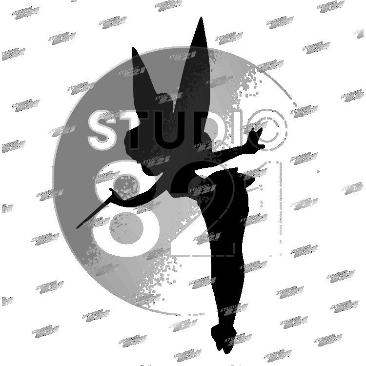 Tinker Bell Fairy story time Vinyl decal. Vintage style, classic