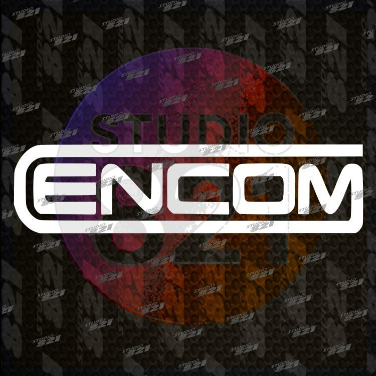 ENCOM logo TRON ARES - US Sticker laptop outdoor car window truck vinyl