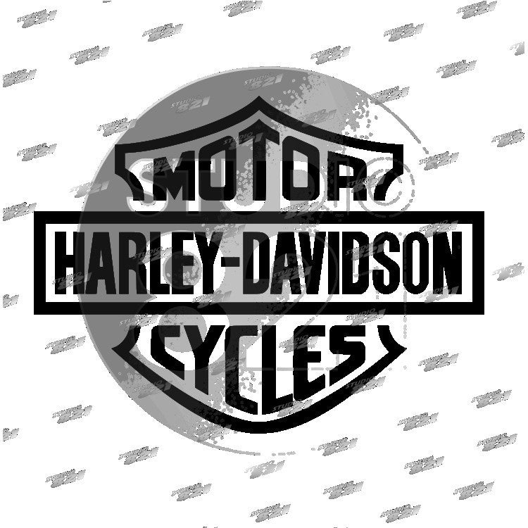 Harley Shield Bar Vinyl Sticker Decal - Davidson Car Truck Bike Shield