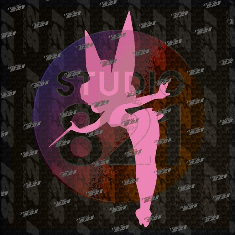 Tinker Bell Fairy story time Vinyl decal. Vintage style, classic