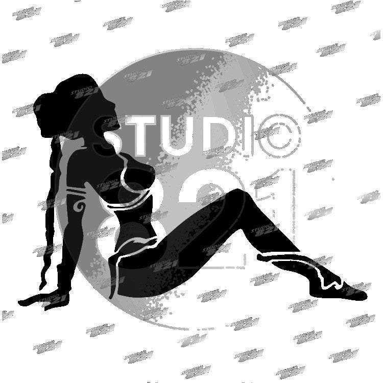 LEIA SLAVE Girl Mudflap Decal Car Window Vinyl Sticker Star Wars