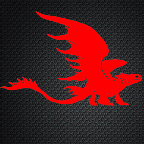 Toothless Dragon Sticker How To Train Your Dragon car window truck