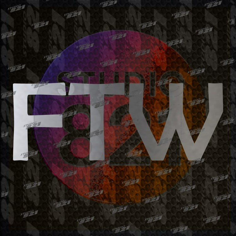 FTW Vinyl Decal Sticker - Forever Two Wheels Transfer Cut Stickers- For The Win