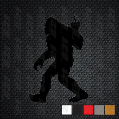 SASQUATCH BIGFOOT DONT CARE Sticker laptop phone Yeti car best cool truck