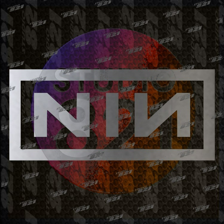 Nine Inch Nails NIN Vinyl Decal Sticker –Music logo Trent Reznor Tron Industrial