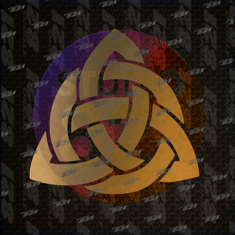 The Triquetra CELTIC KNOT Decal Car Window Vinyl Sticker Life death, and rebirth