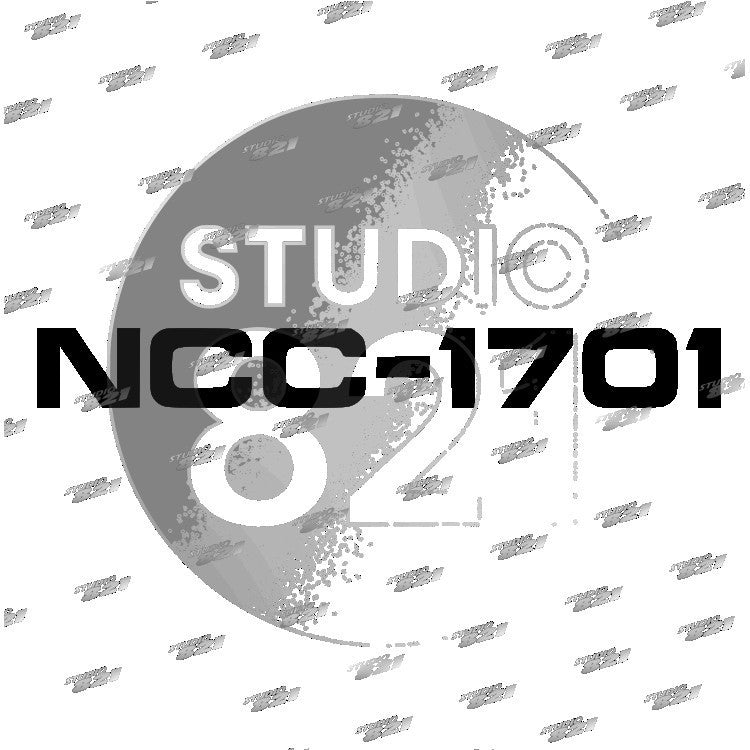 STAR TREK NCC-1701 Vinyl Transfer cut decal Sci-fi number Trekkie Sticker