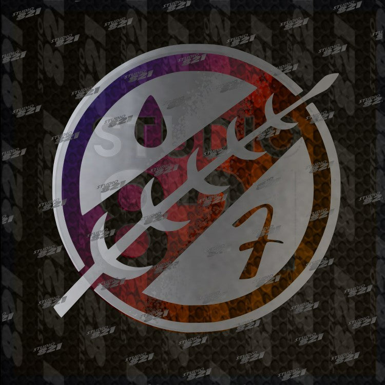 Crest Decal Car Window Vinyl Sticker Star Wars BOBA FETT Mandalorian