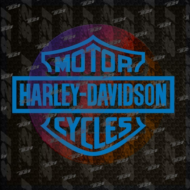 Harley Shield Bar Vinyl Sticker Decal - Davidson Car Truck Bike Shield