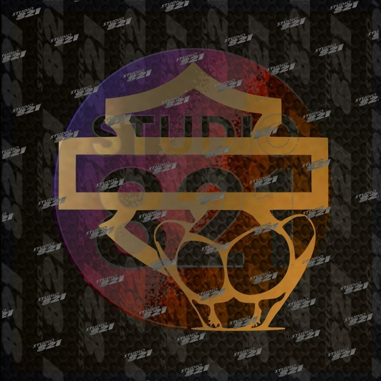 Harley Shield Bar Vinyl Sticker Decal - Davidson Car Truck Booty Butt Shield