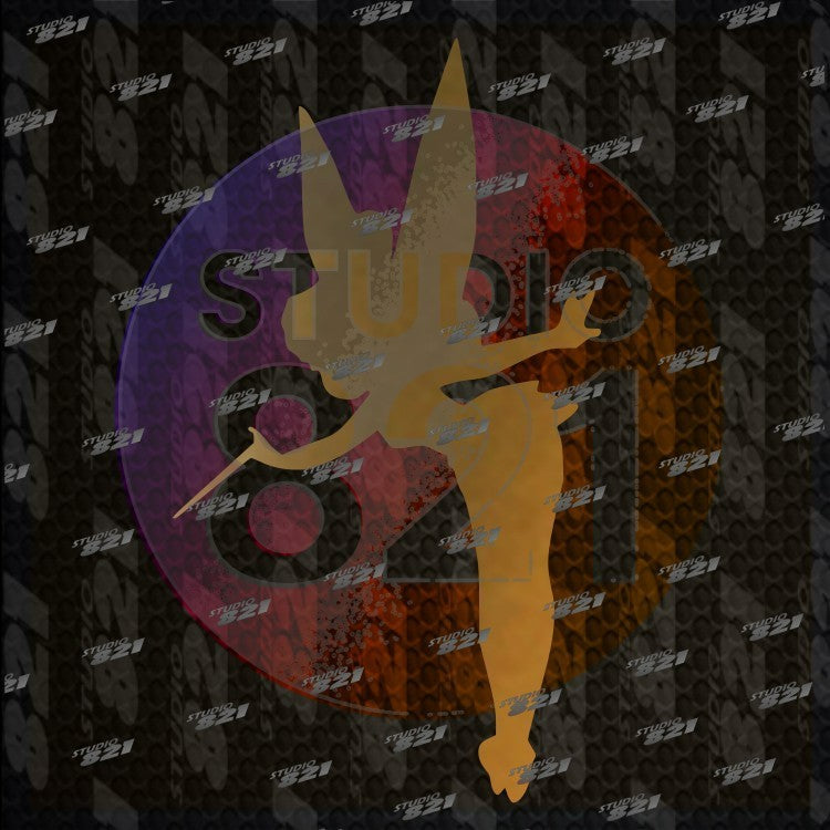 Tinker Bell Fairy story time Vinyl decal. Vintage style, classic