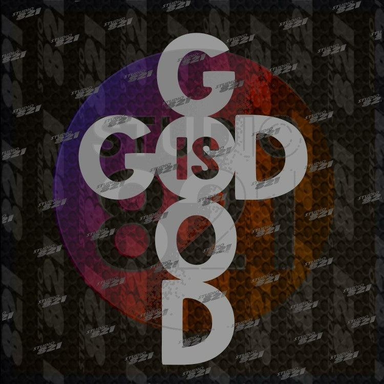 God Is Good Vinyl Die Cut Decal Sticker - Faith