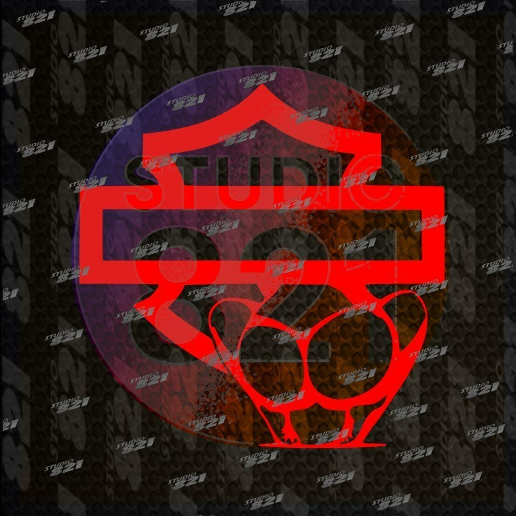 Harley Shield Bar Vinyl Sticker Decal - Davidson Car Truck Booty Butt Shield